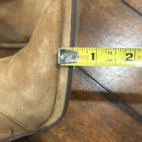 Free People Marietta Tan Suede Bootie/Cut Out Side/Elastic detail/ 1/2” Platform - Picture 8 of 12